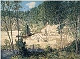 Famous Dam Paintings - The Building of the Dam